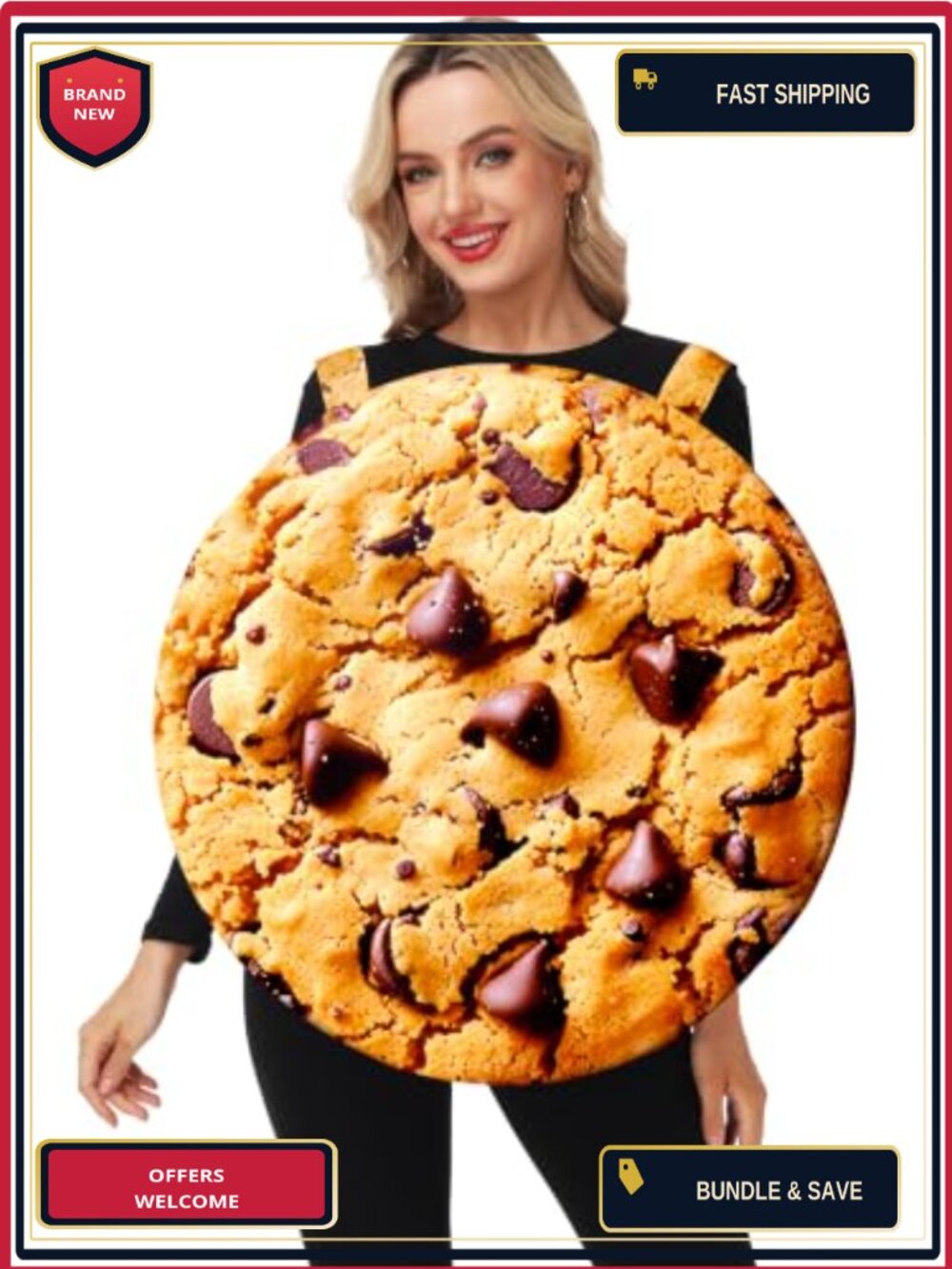 Adult Donut Food Costume One Size Halloween Cosplay Themed Outfit